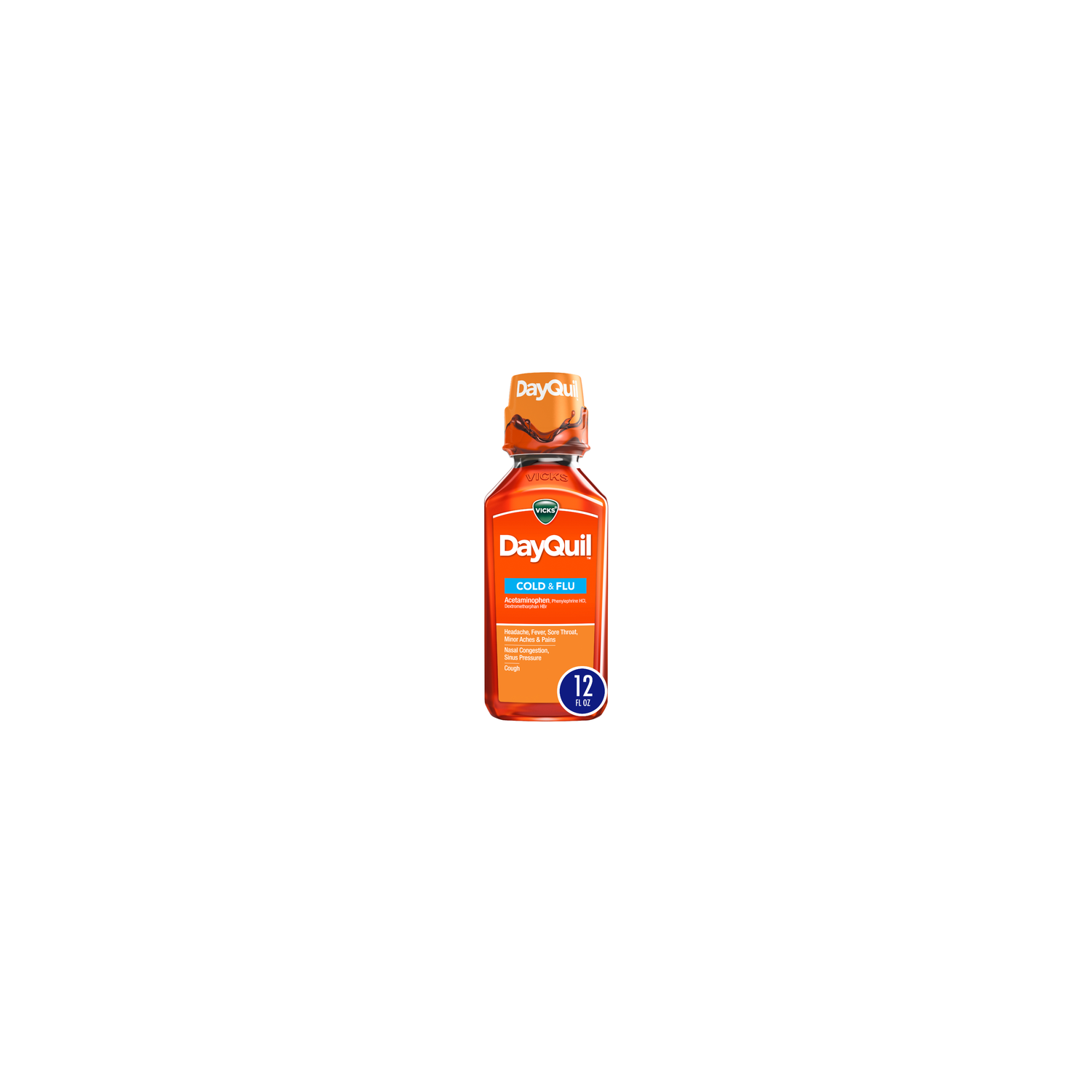 Vicks Dayquil - 12 Fluid Ounce Image 1 of 4