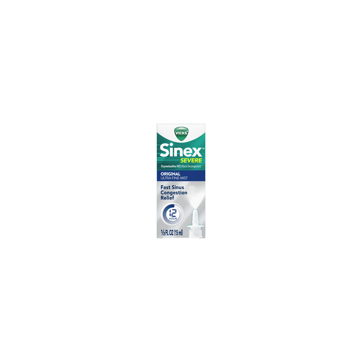 Vicks Sinex Severe Original Oxymetazoline Hcl Nasal Decongestant - 15 ml Image 1 of 3