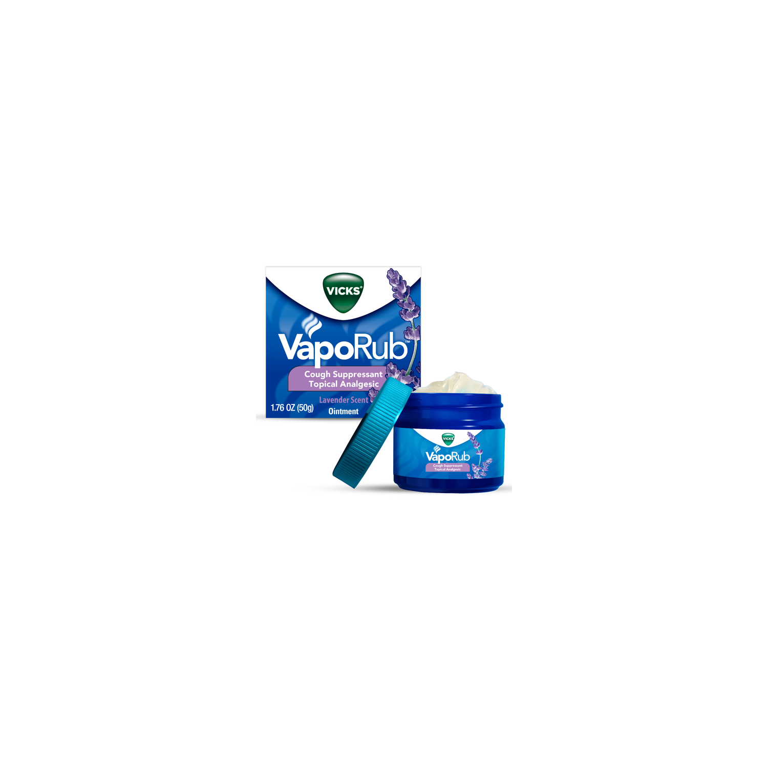 Vicks Vaporub Cough Suppressant Topical Analgesic Ointment - 1.76 Ounce Image 1 of 3