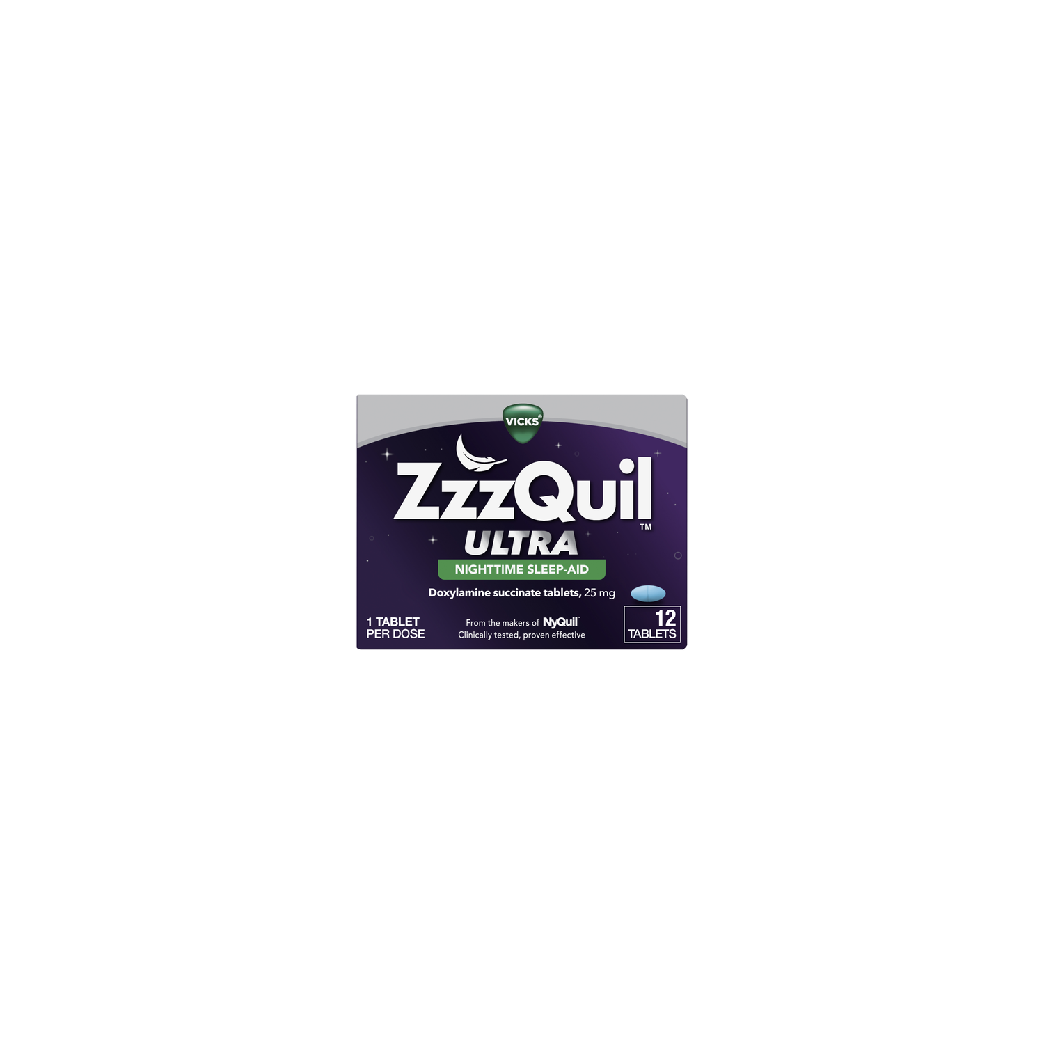 Vicks ZzzQuil Ultra Nighttime Sleep Aids Tablets - 12 Count