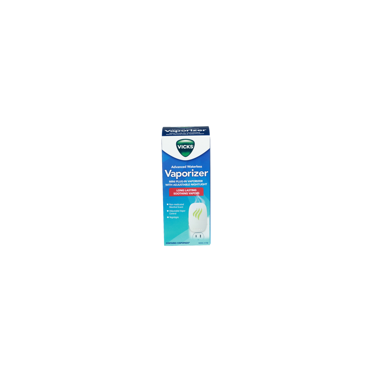 Vicks Advanced Waterless Long Lasting Soothing Vapors Vaporizer - 4 Count Image 1 of 2