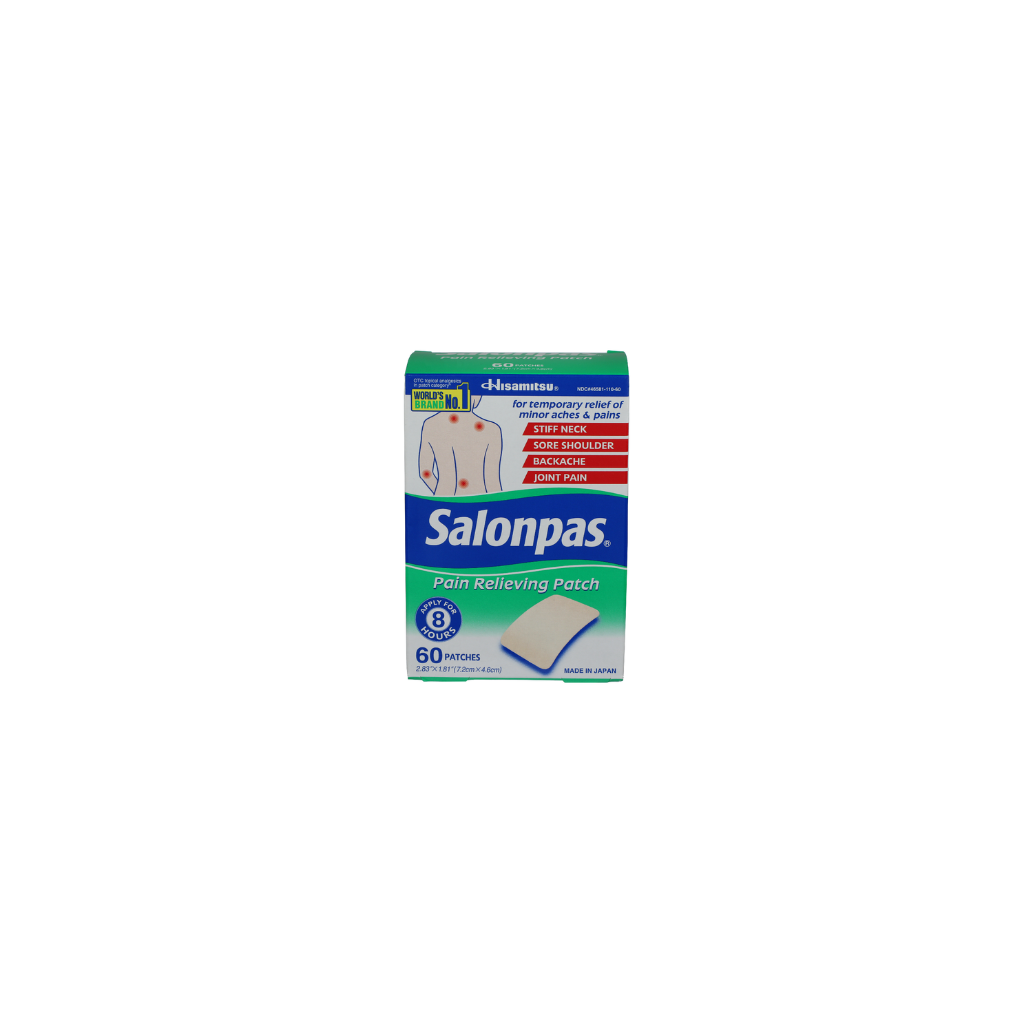 Salonpas Pai Rlvng Patch - 60 Count Image 1 of 2