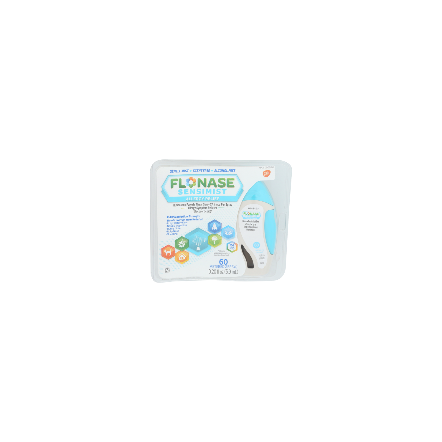 Flonase Sensimist Allergy Relief - 0.003 Fluid Ounce - 60 Count Image 1 of 3