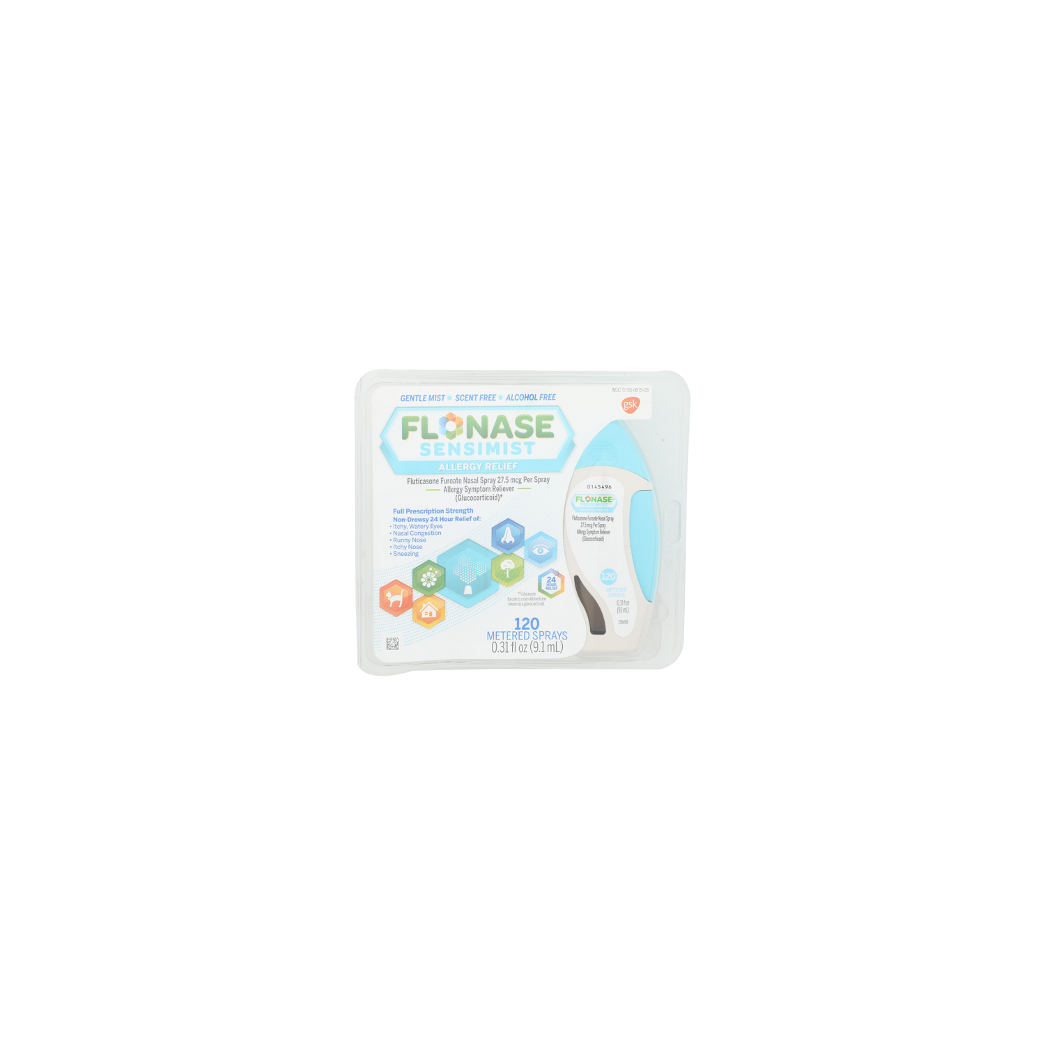 Flonase Sensimist Sensimist Allergy Relief - 0.003 Fluid Ounce - 120 Count Image 1 of 4