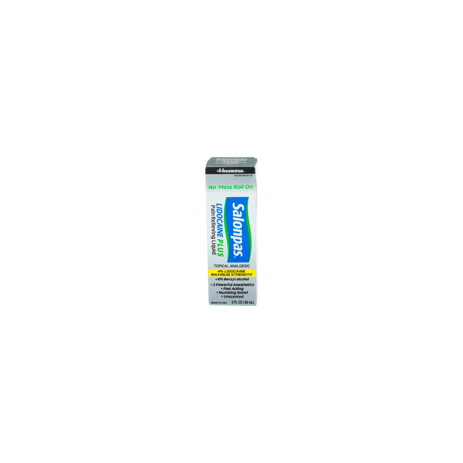 Salonpas No-Mess Roll On Pain Relieving Liquid - 3 Fluid Ounce Image 1 of 2