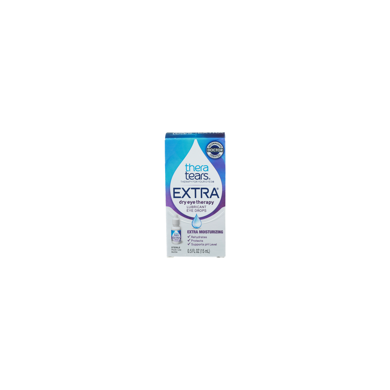 Thera Tears Lubricant Eye Drops Extra Dry Therapy - 0.5 Fluid Ounce Image 1 of 2