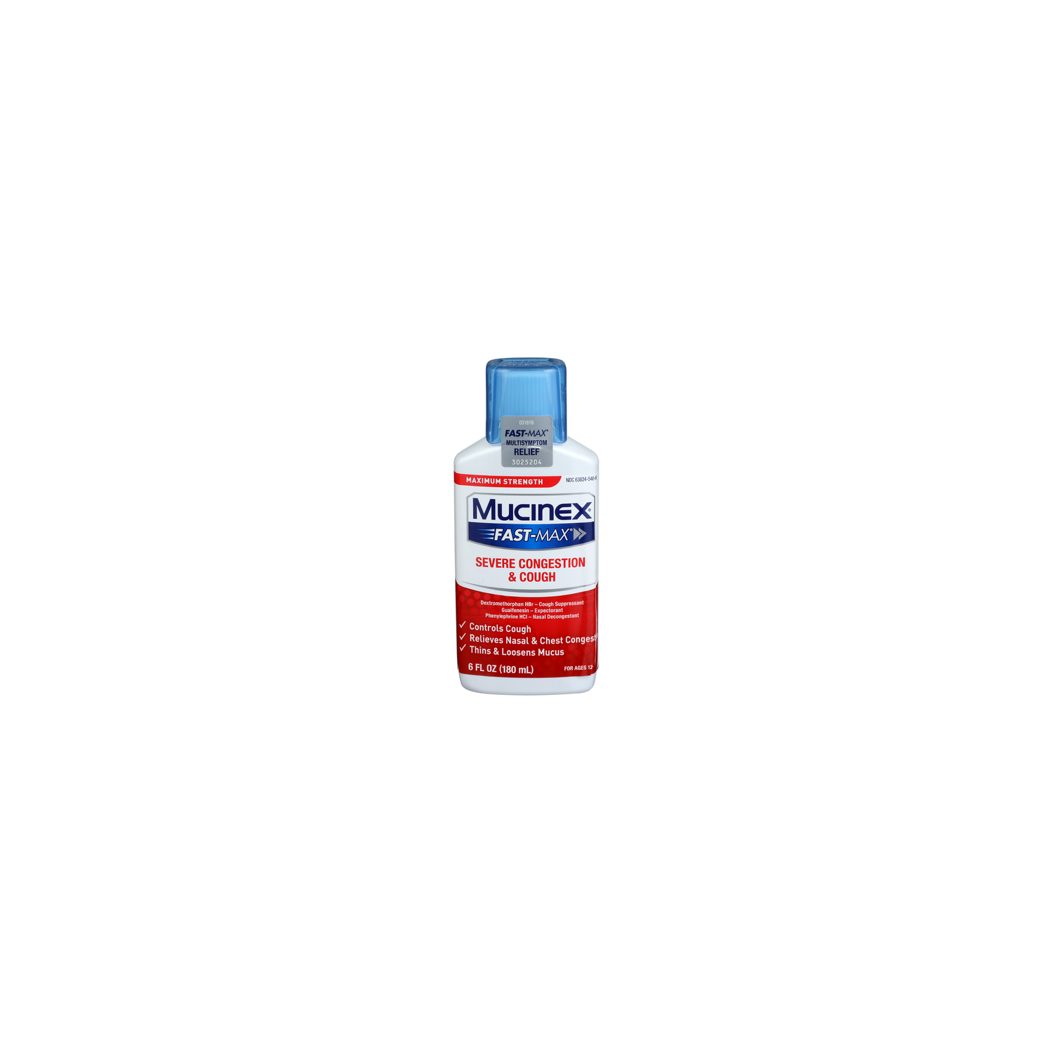 Mucinex Fast-Max Fast-Max Severe Congestion & Cough - 6 Fluid Ounce Image 1 of 4