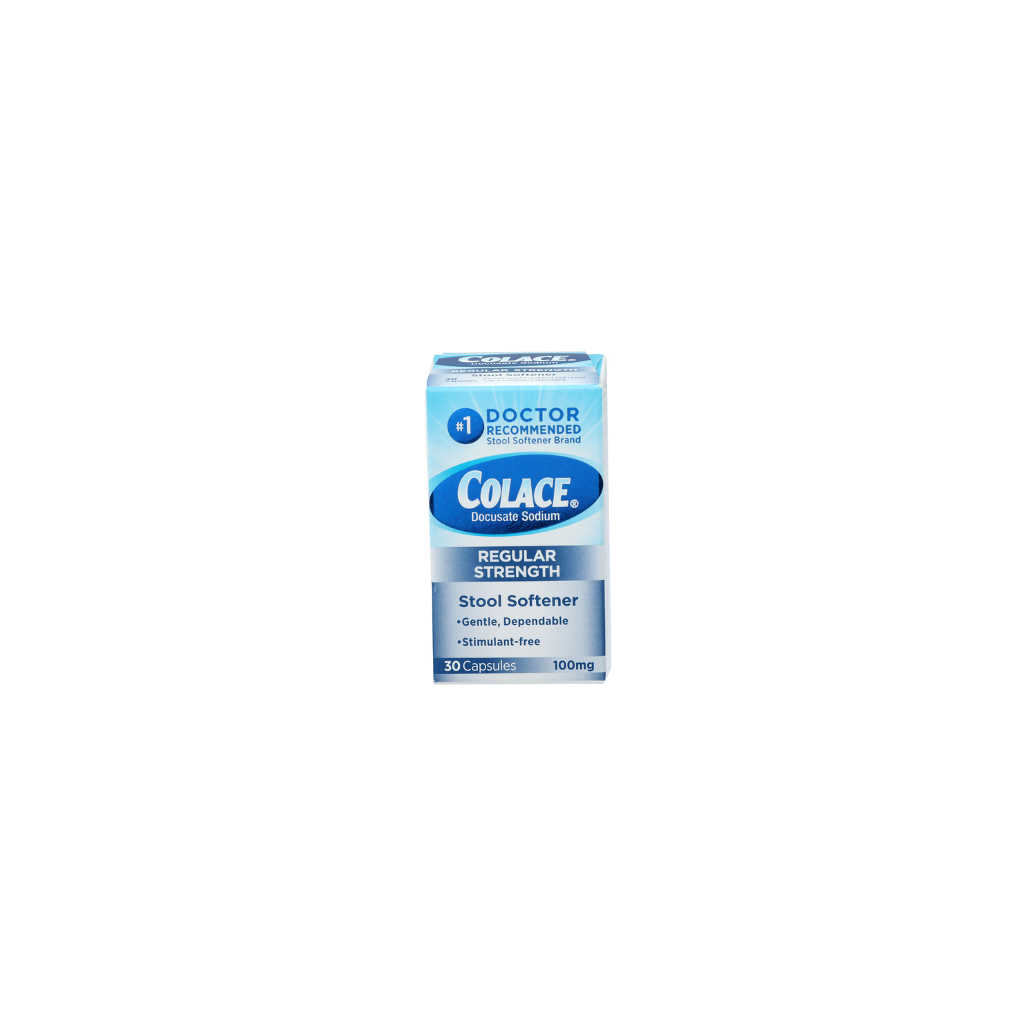 Colace Stool Softener Docusate Sodium - 30 Count Image 1 of 4