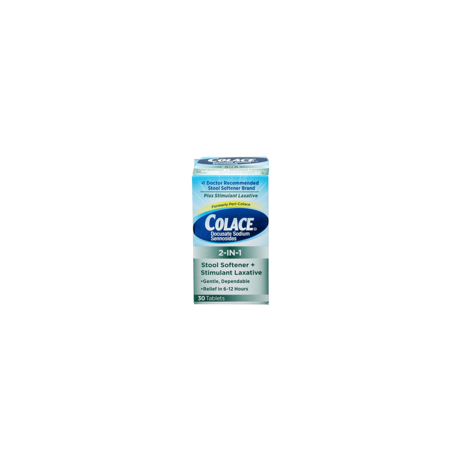 Colace Plus Stimulant Laxative - 30 Count Image 1 of 4
