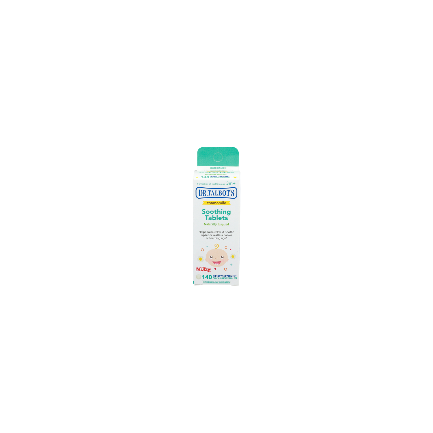 DR. TALBOT's Chamomile Nuby Soothing Tablets - 140 Count Image 1 of 2