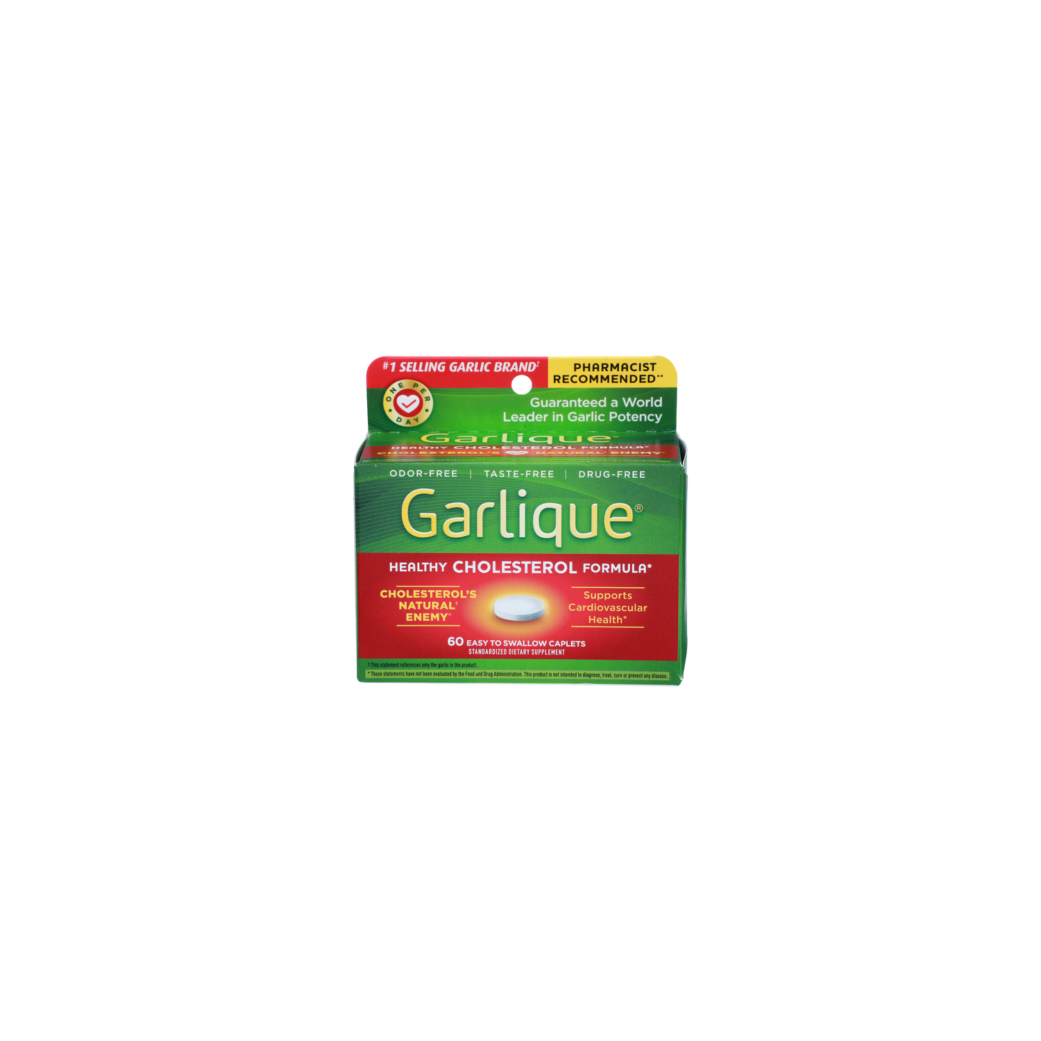 Garlique Healthy Cholesterol Formula - 60 Count Image 1 of 2