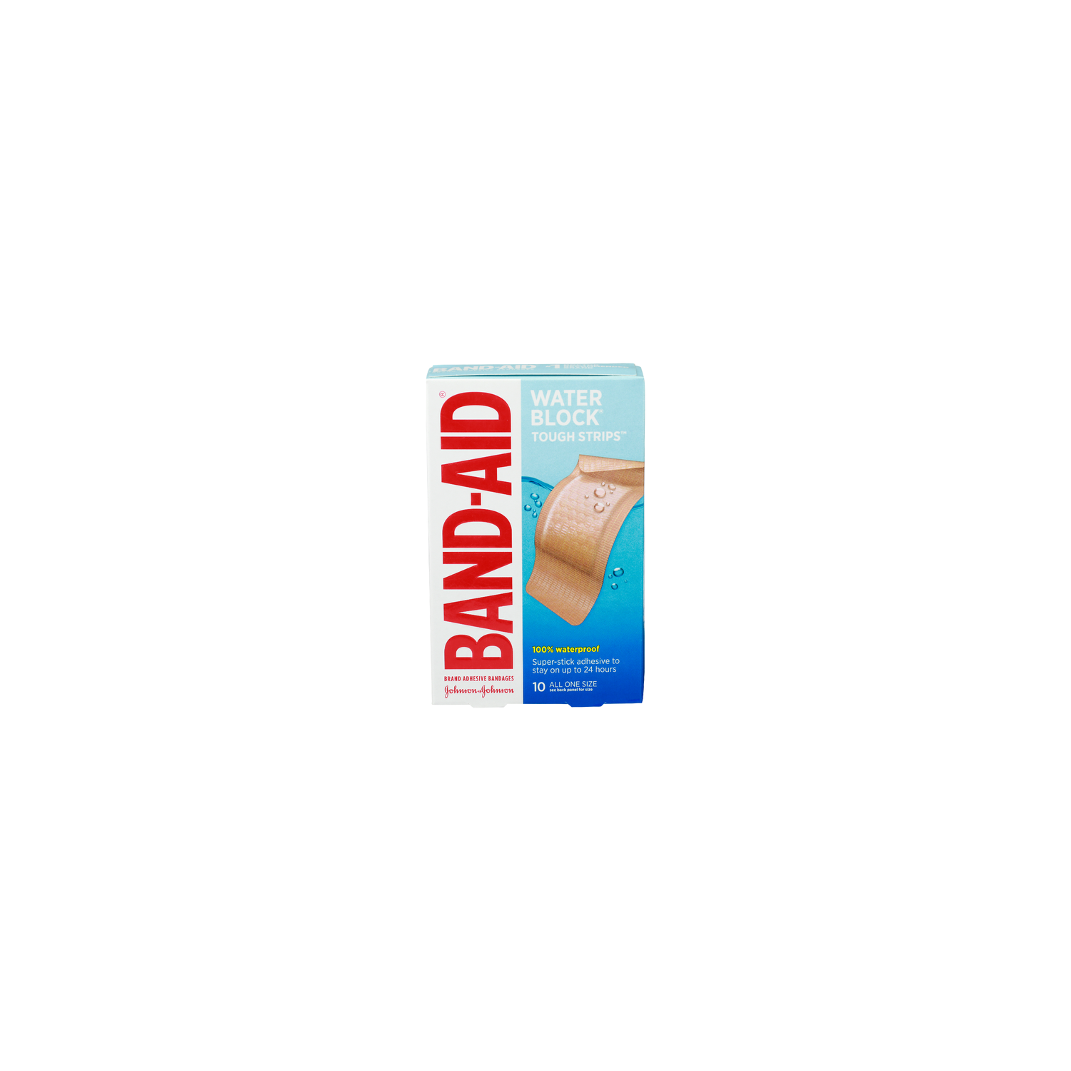 BAND-AID Water Block Tough Strips - 10 Count Image 1 of 2