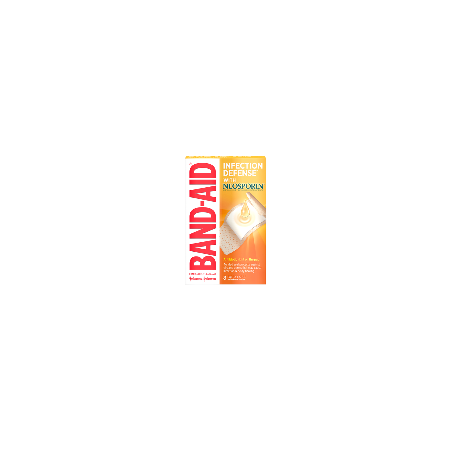 Band-Aid Infection Defense With Neosporin - 8 Count Image 1 of 2