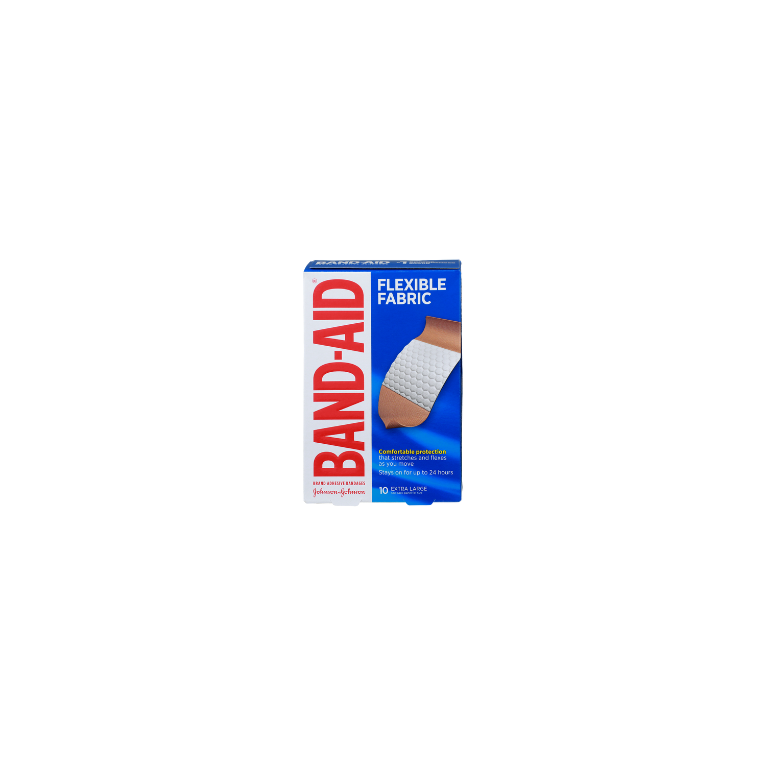 BAND-AID Extra Large Flexible Fabric Adhesive Bandages - 10 Count Image 1 of 2