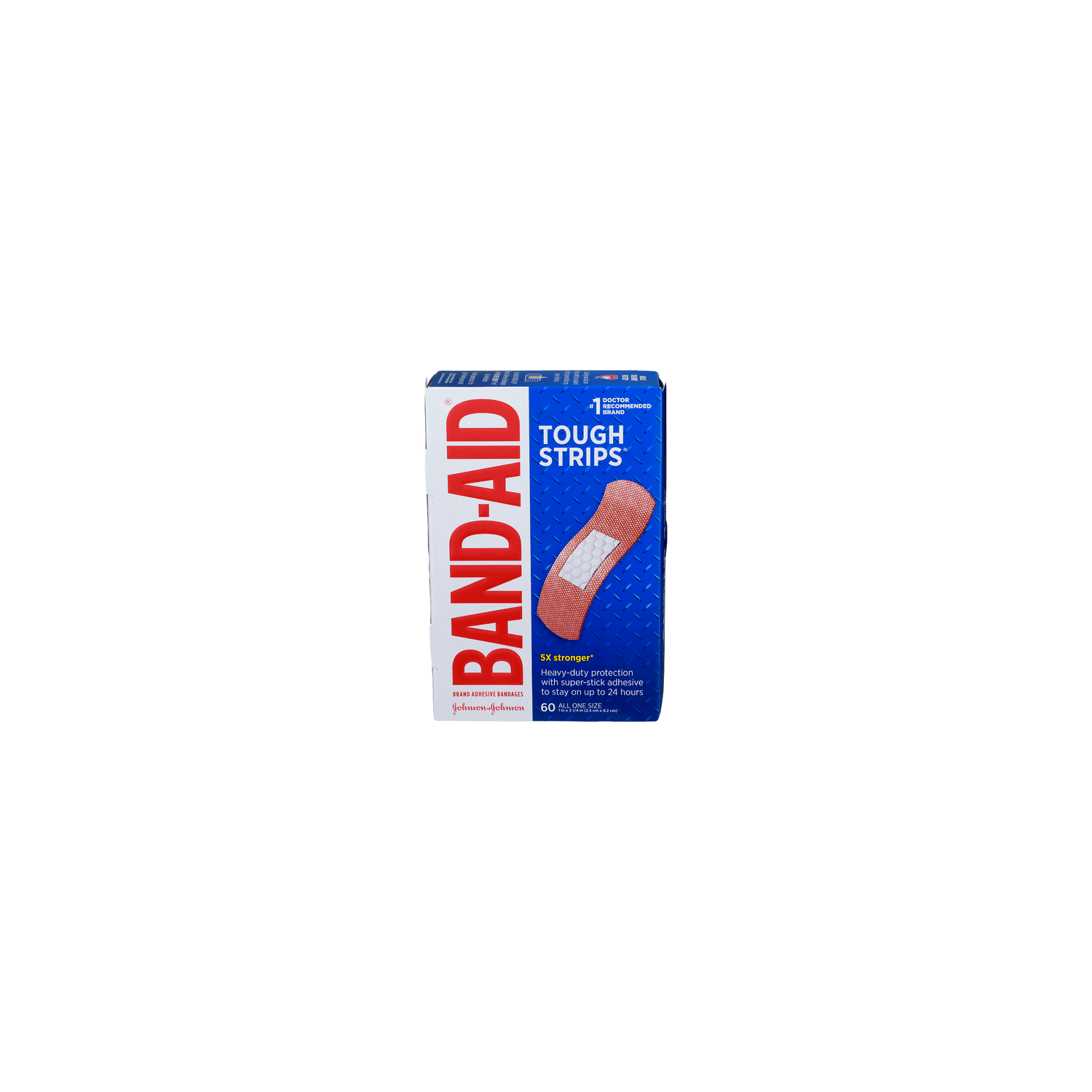 BAND-AID All One Size Tough Strips Adhesive Bandages - 60 Count Image 1 of 2