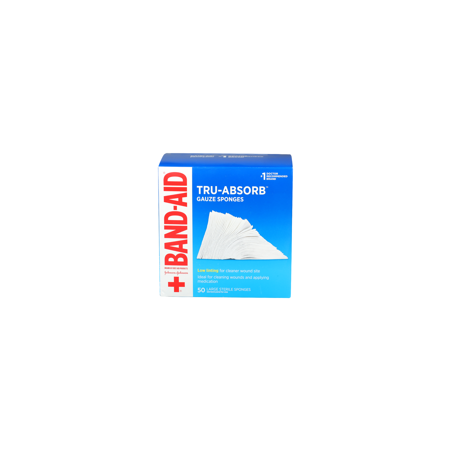 BAND-AID Tru-Absorb Gauze Sponges - 50 Count Image 1 of 2