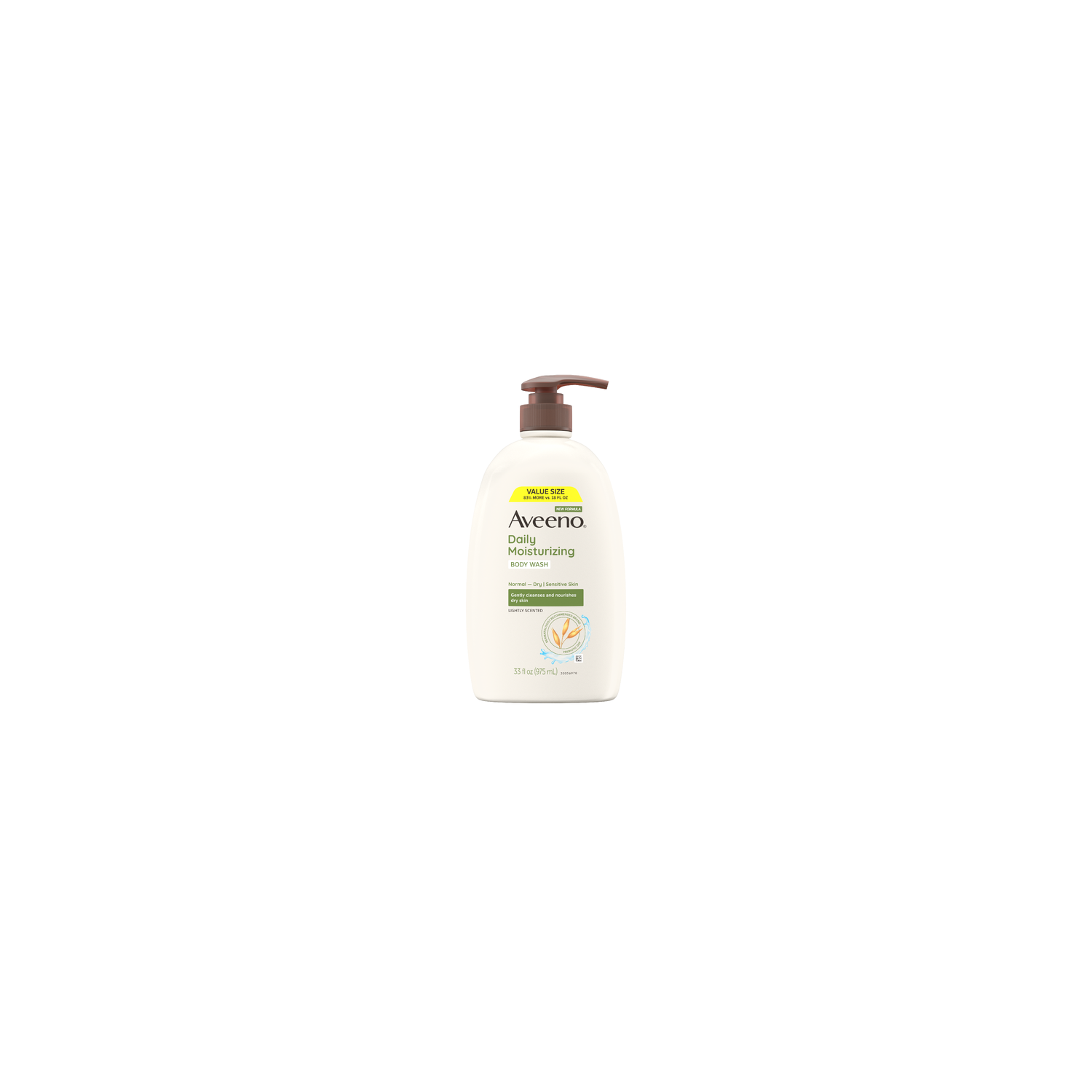 Aveeno Daily Moisturizing Body Wash For Women And Men, Lightly Scented - 33 Ounce Image 1 of 2