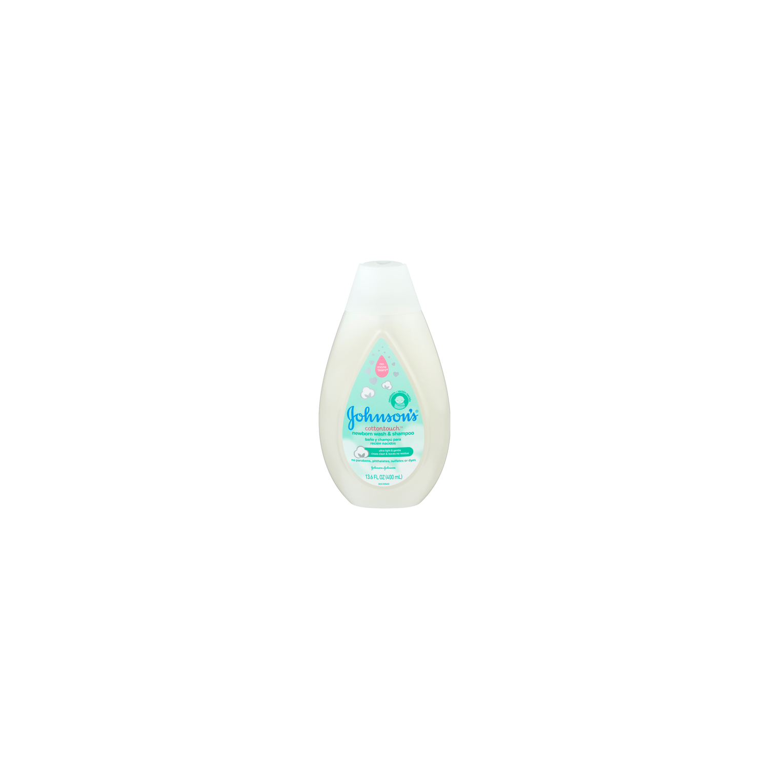JOHNSON's Cottontouch Newborn Wash & Shampoo - 13.6 Fluid Ounce Image 1 of 3