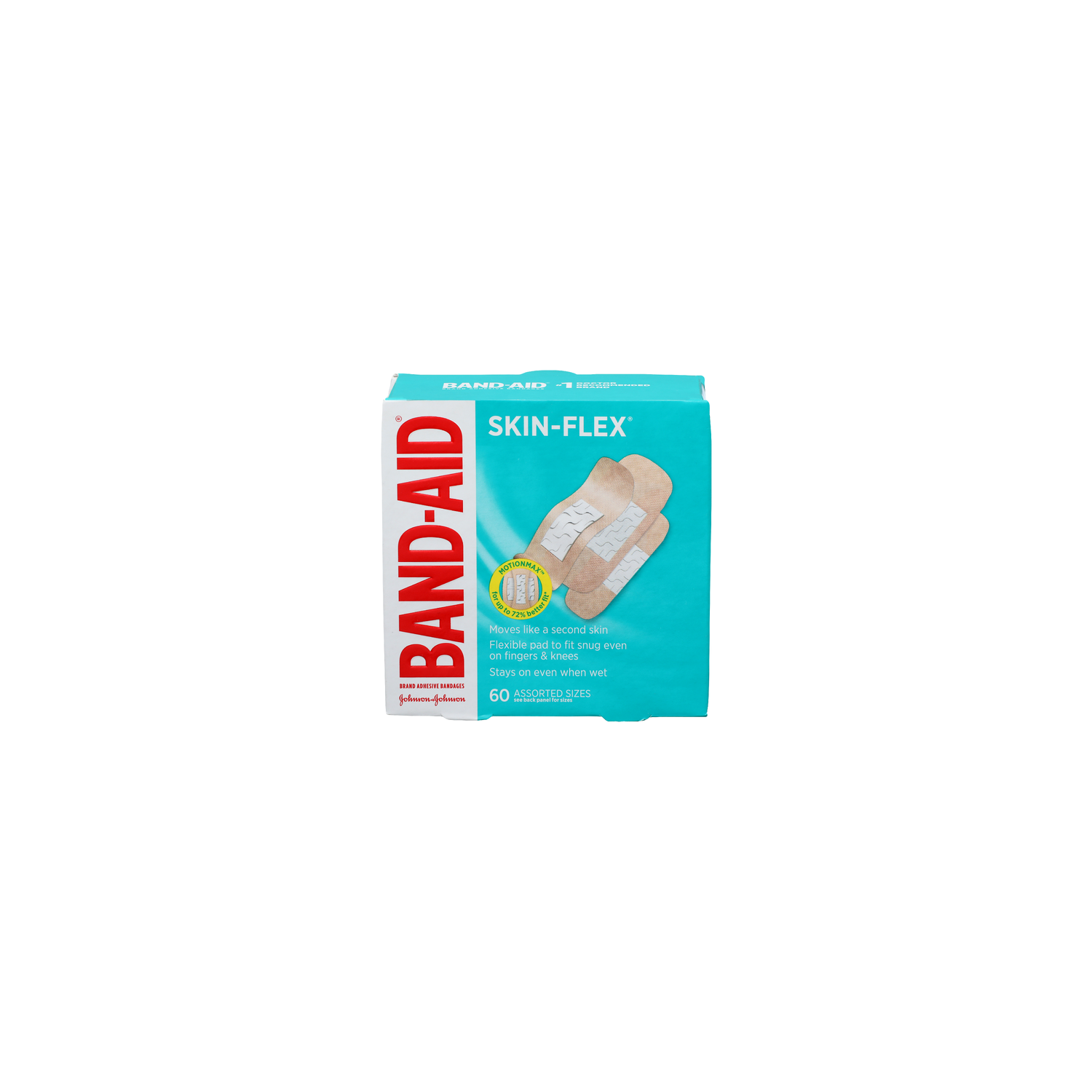BAND-AID Assorted Sizes Skin-Flex Adhesive Bandages - 60 Count Image 1 of 2