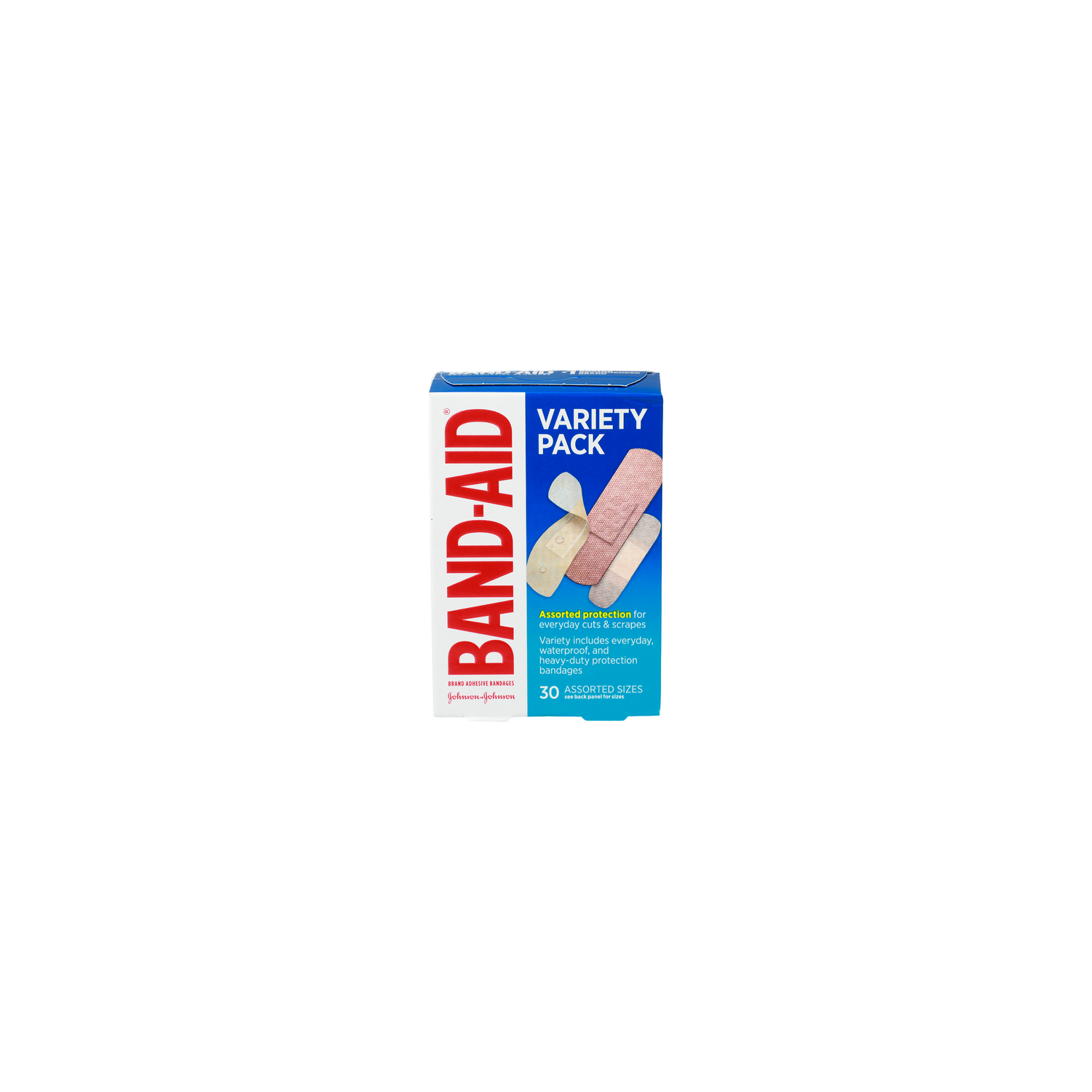 JOHNSON & JOHNSON Variety Pack Band-Aid - 30 Count Image 1 of 2