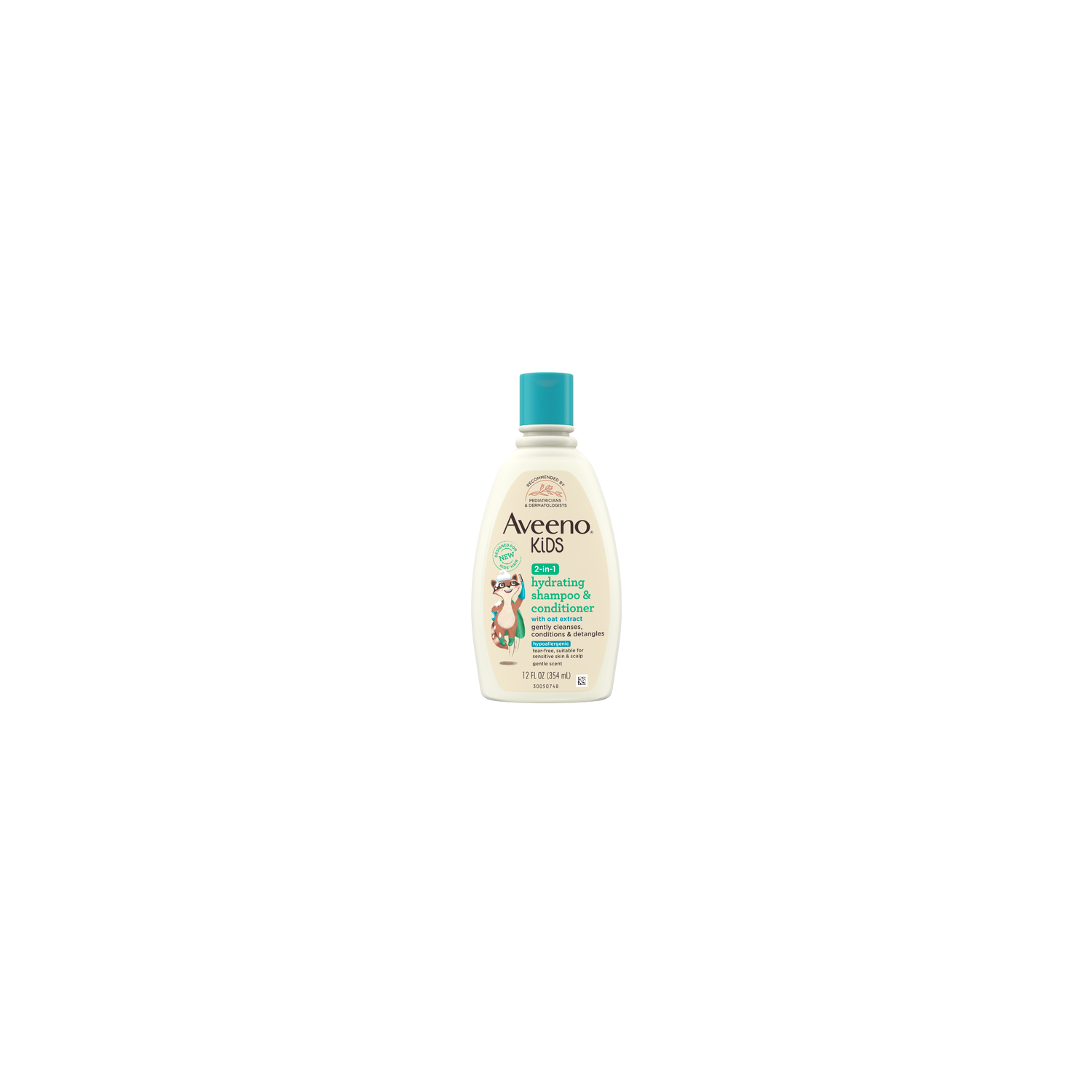 Aveeno Kids 2-in-1 Hydrating Shampoo & Conditioner - 12 Ounce Image 1 of 2