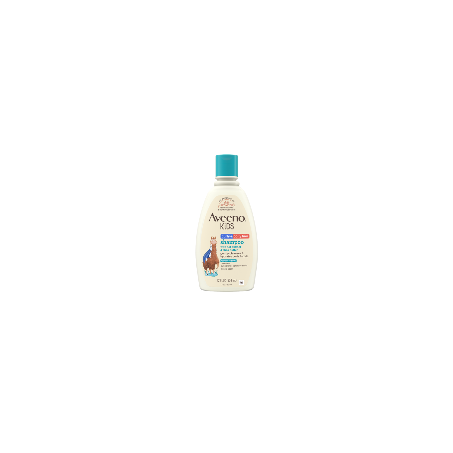 Aveeno Baby Kids Curly & Coily Hair Shampoo - 12 Fluid Ounce Image 1 of 2