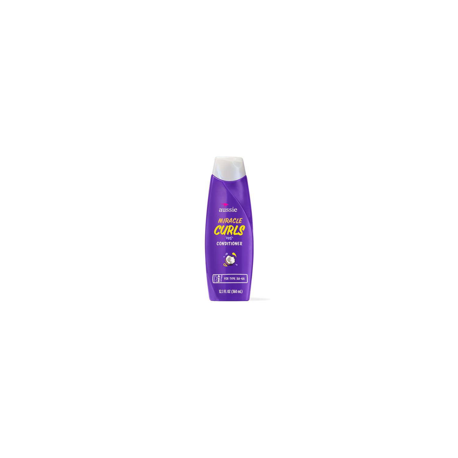 Aussie Miracle Curls Conditioner With Coconut Oil, Paraben Free - 12.1 Ounce Image 1 of 2