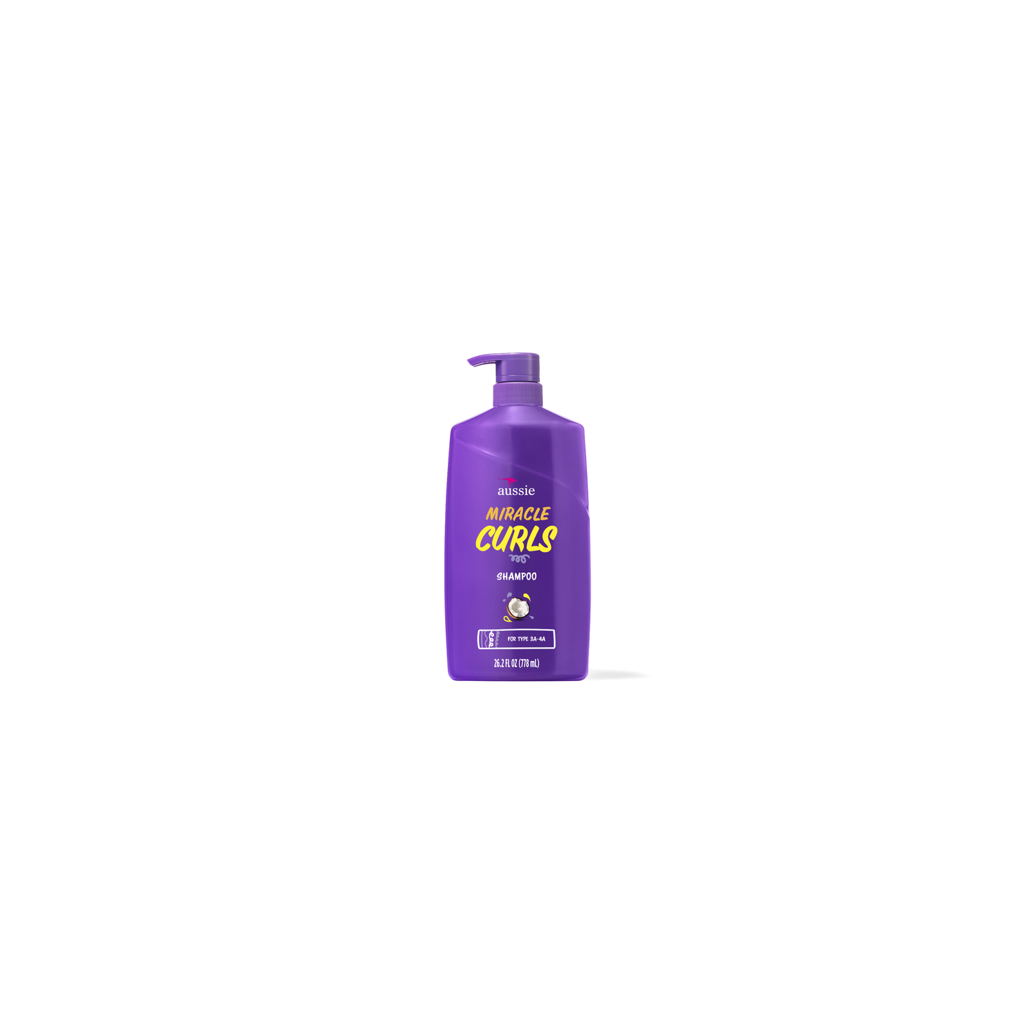 Aussie Miracle Curls Shampoo For Curly Hair With Coconut Oil, Paraben Free - 26.2 Ounce Image 1 of 2