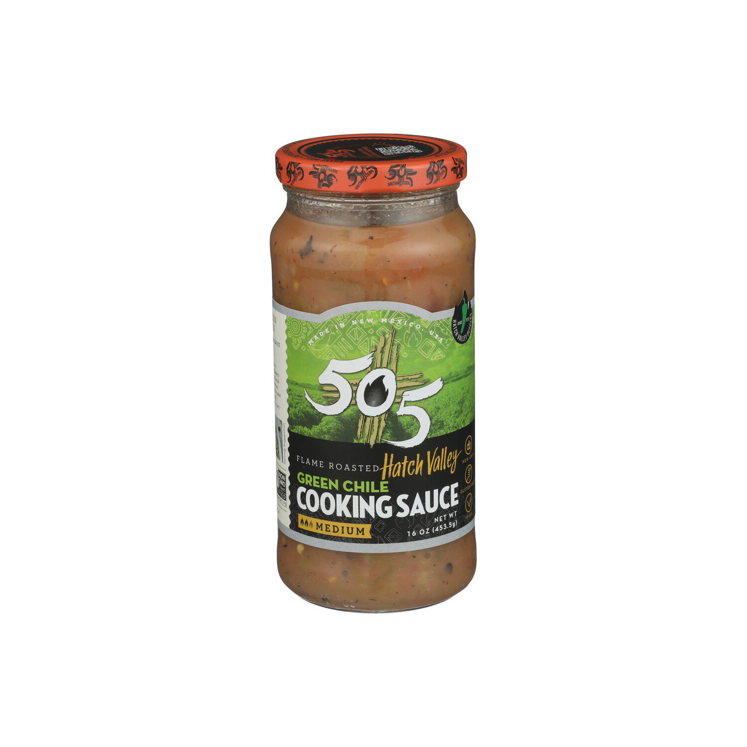505 SOUTHWESTERN Medium Green Chile Cooking Sauce - 16 Ounce Image 1 of 4