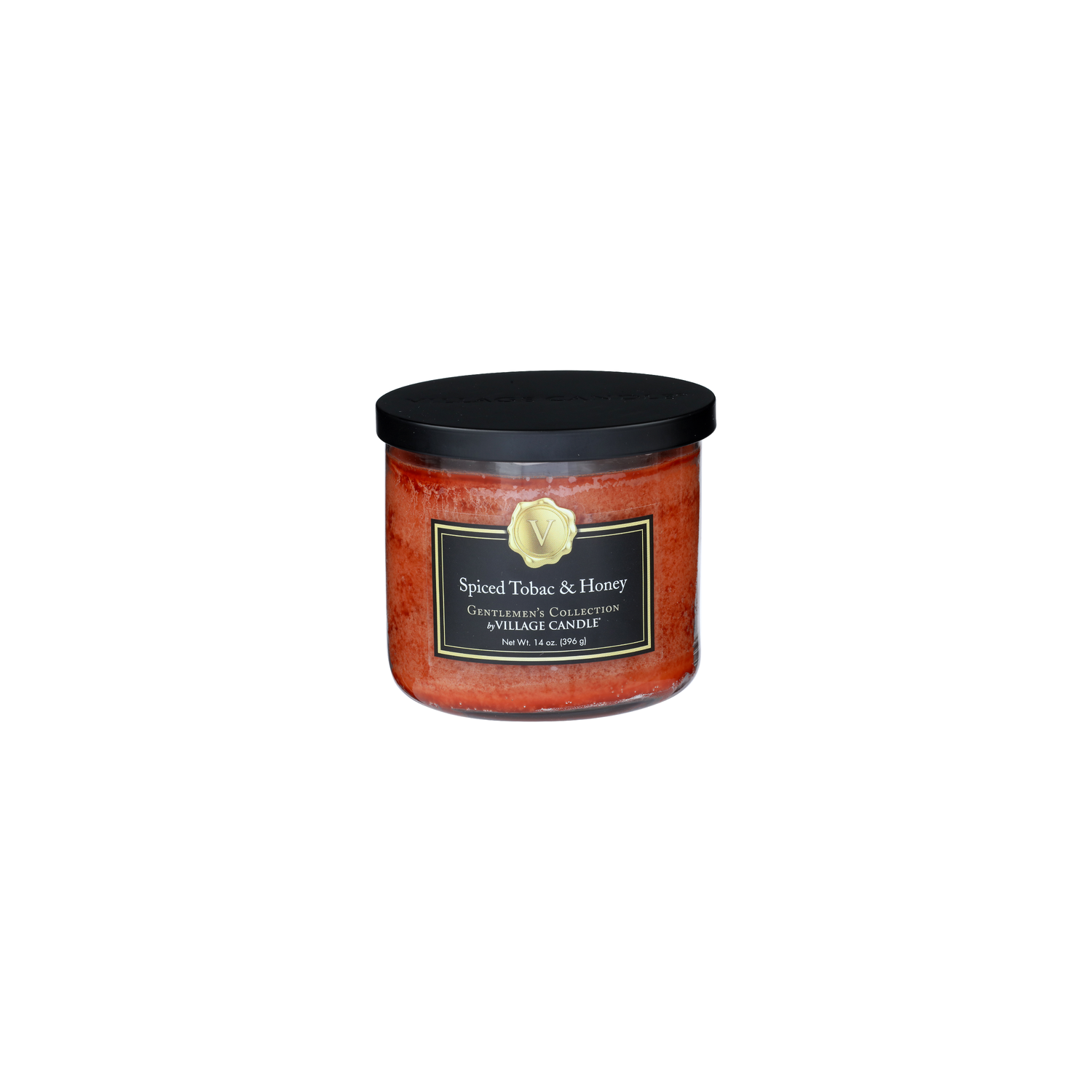 GENTLEMEN's Collection By Village Candle Spiced Tobac & Honey Black Decor - 14 Ounce Image 1 of 2