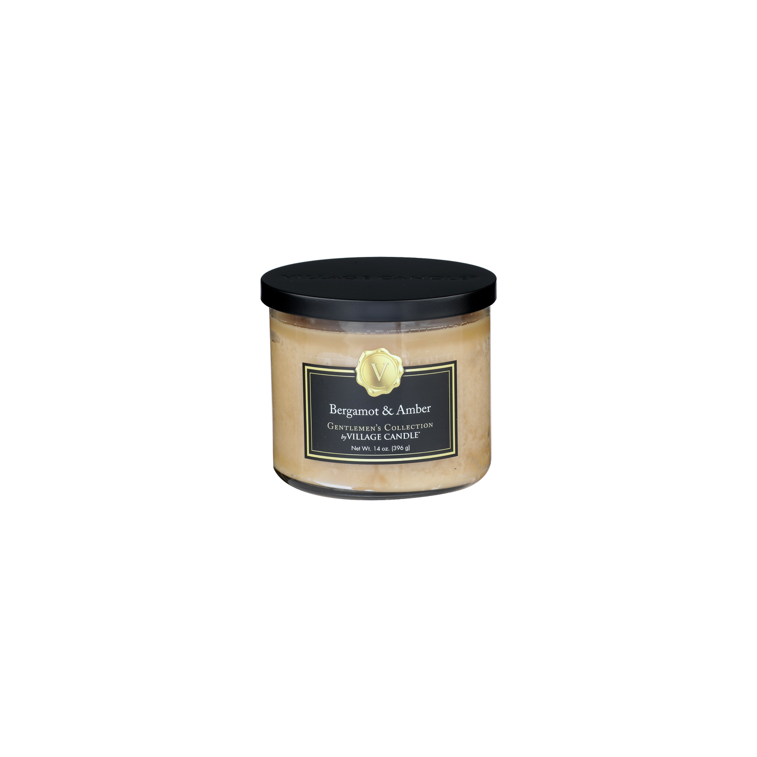 GENTLEMEN's Collection By Village Candle Bergamot & Amber Three Wick Candle - 18 Ounce Image 1 of 2