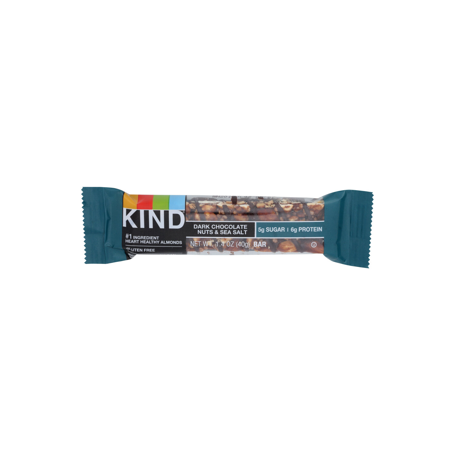 Kind Nuts & Spices Bar Dark Chocolate Nuts & Sea Salt - 1.4 Ounce Image 1 of 2