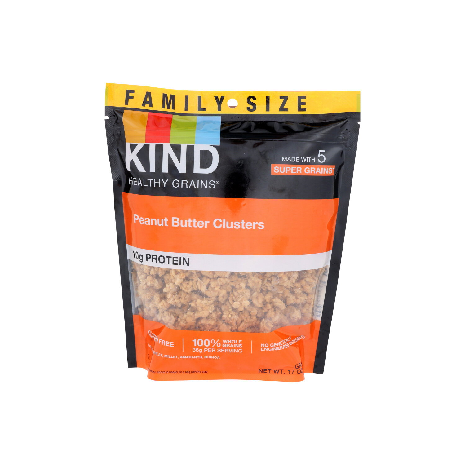 Kind Healthy Grain Clusters Family Size Peanut Butter - 17 Ounce Image 1 of 2