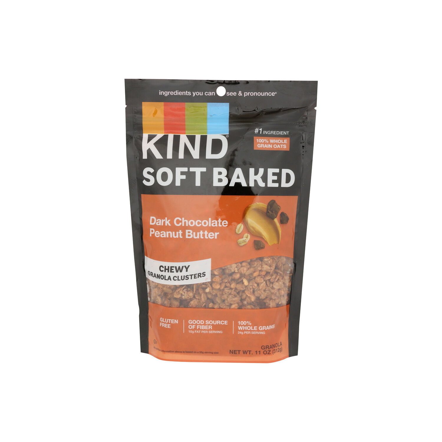 Kind Peanut Butter Dark Chocolate Soft Baked Granola - 11 Ounce Image 1 of 4
