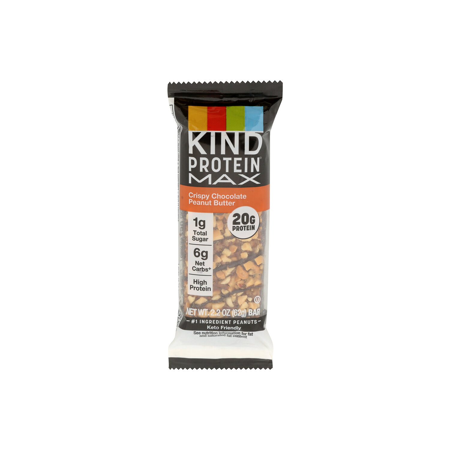 Kind Crispy Chocolate Peanut Butter High Protein Bar - 2.2 Ounce Image 1 of 4