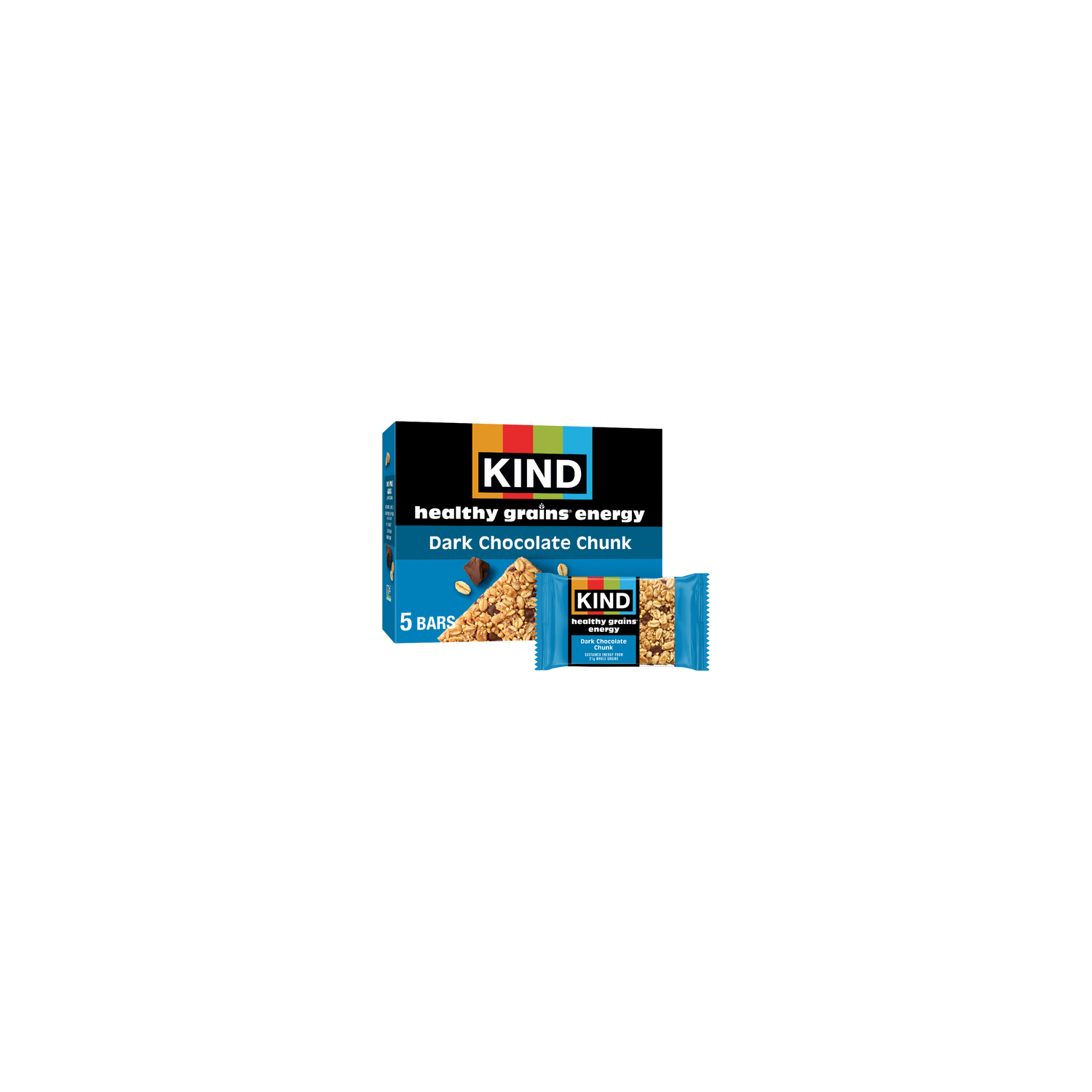 Kind Health Grains Energy Dark Chocolate Chunk - 1.4 Ounce - 5 Count Image 1 of 3