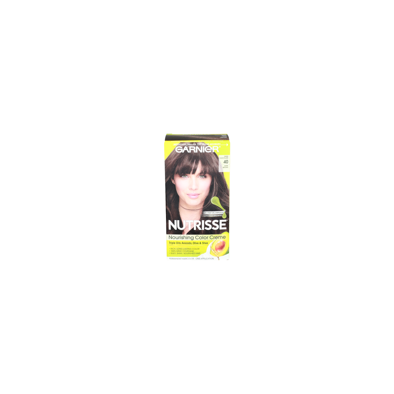 Garnier Nutrisse Nourishing Color Creme Dark Chocolate 40 Drown - 1 Count Image 1 of 2