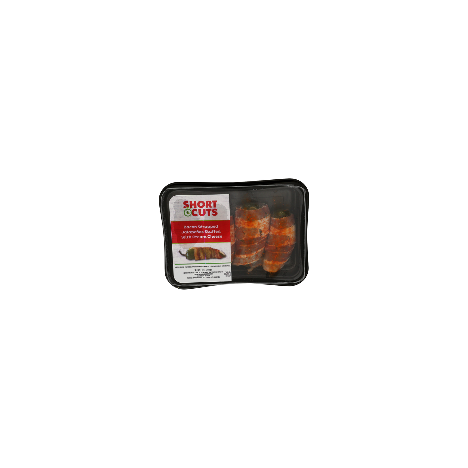 Short Cuts Bacon Wrapped Jalapenos Stuffed With Cream Cheese - 12 Ounce Image 1 of 4
