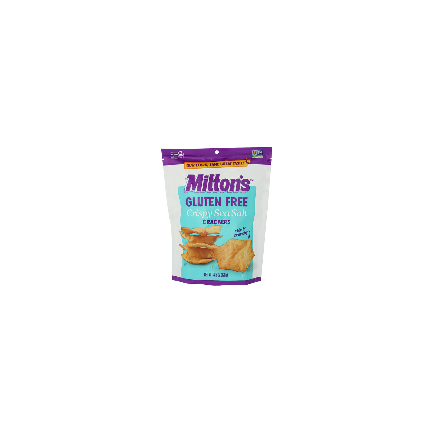 MILTON's Craft Bakers Crispy Sea Salt Baked Crackers - 4.5 Ounce Image 1 of 4