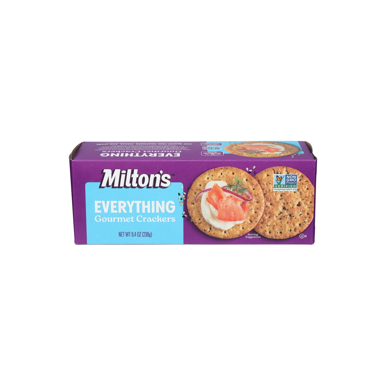 MILTON's Craft Bakers Everything Non-Gmo Gourmet Cracker - 8.4 Ounce Image 1 of 4
