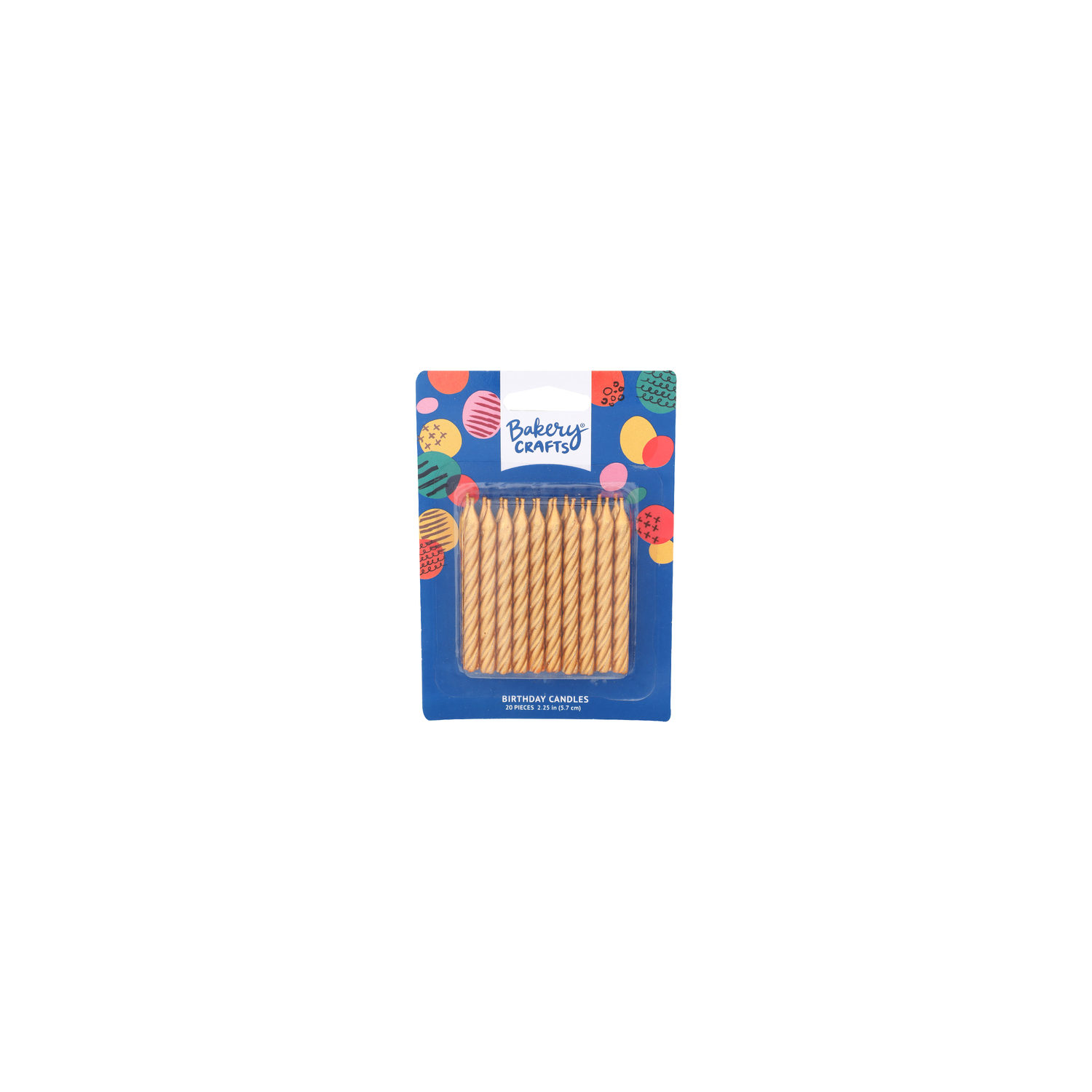 Bakery Crafts Gold Birthday Candles - 20 Count Image 1 of 2