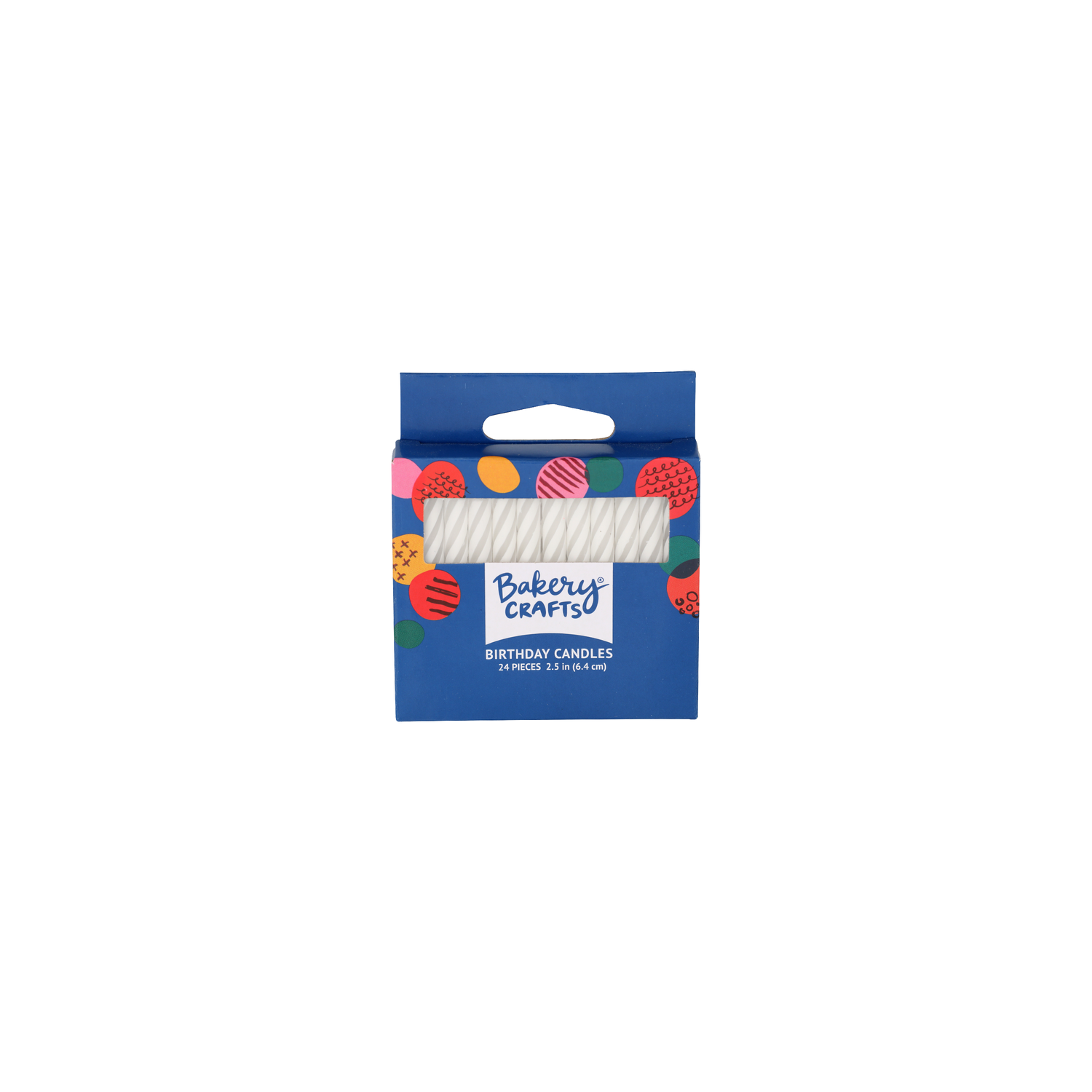 Bakery Crafts White Bakery Carfts Birthday Candles - 24 Count Image 1 of 2