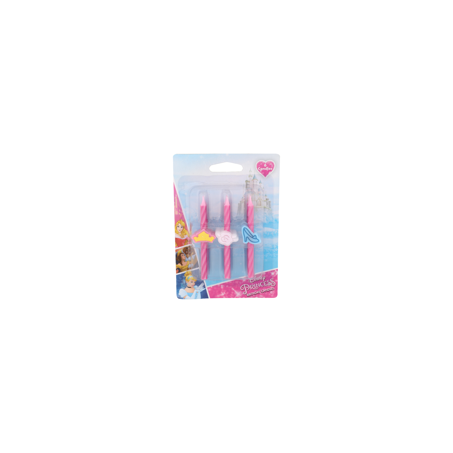 Disney Princess Birthday Candles - 6 Count Image 1 of 2