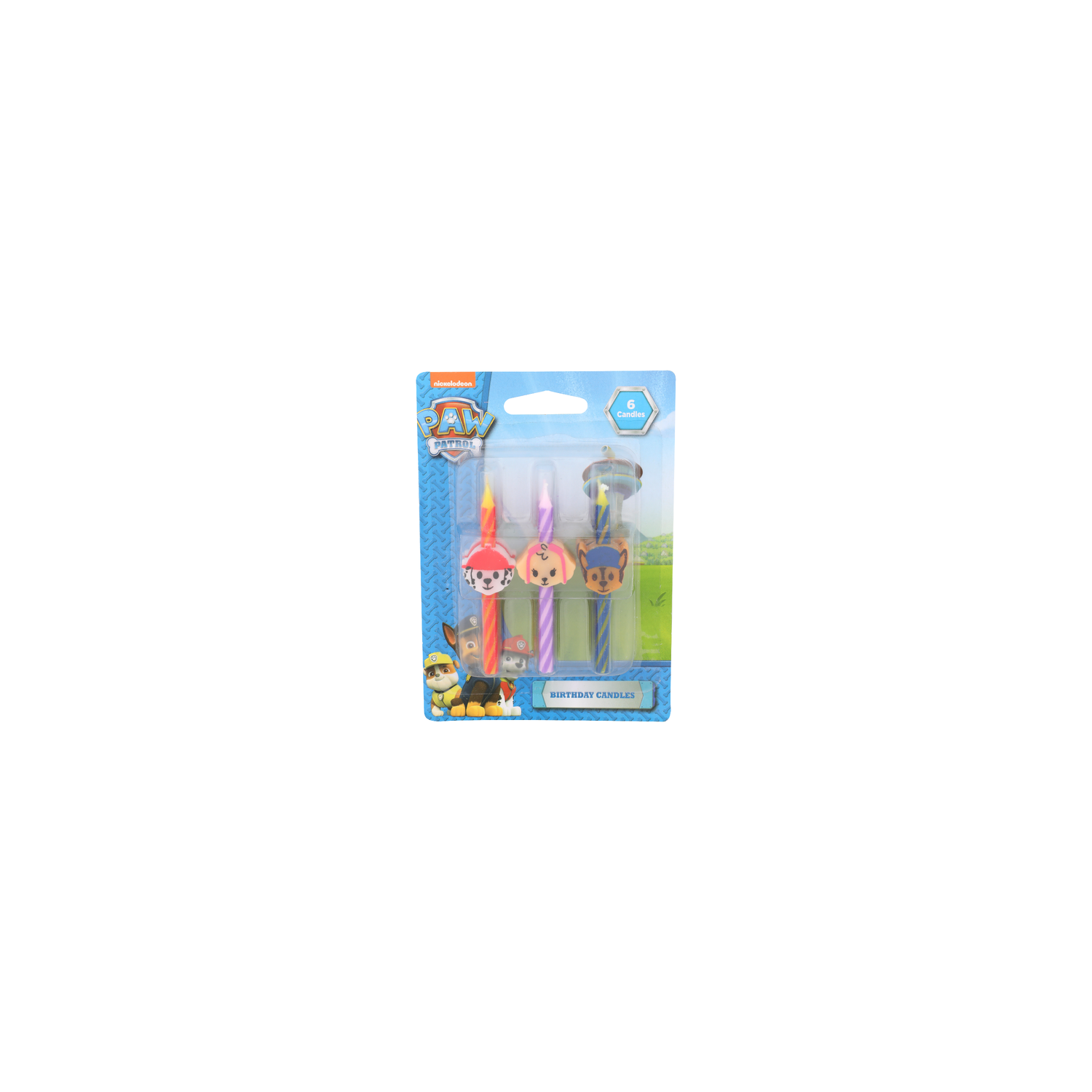 Nickelodeon Paw Patrol Nickelodeon Birthday Candles - 6 Count Image 1 of 2