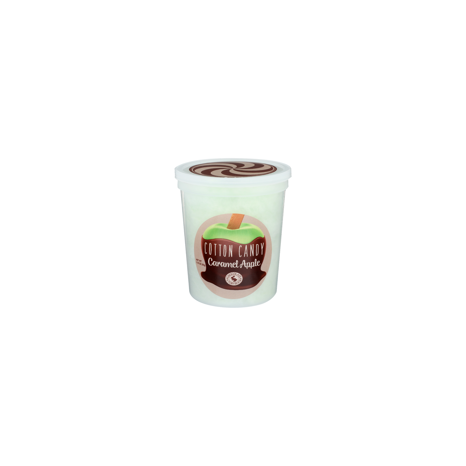 Chocolate Storybook Caramel Apple Cotton Candy - 1.75 Ounce Image 1 of 4