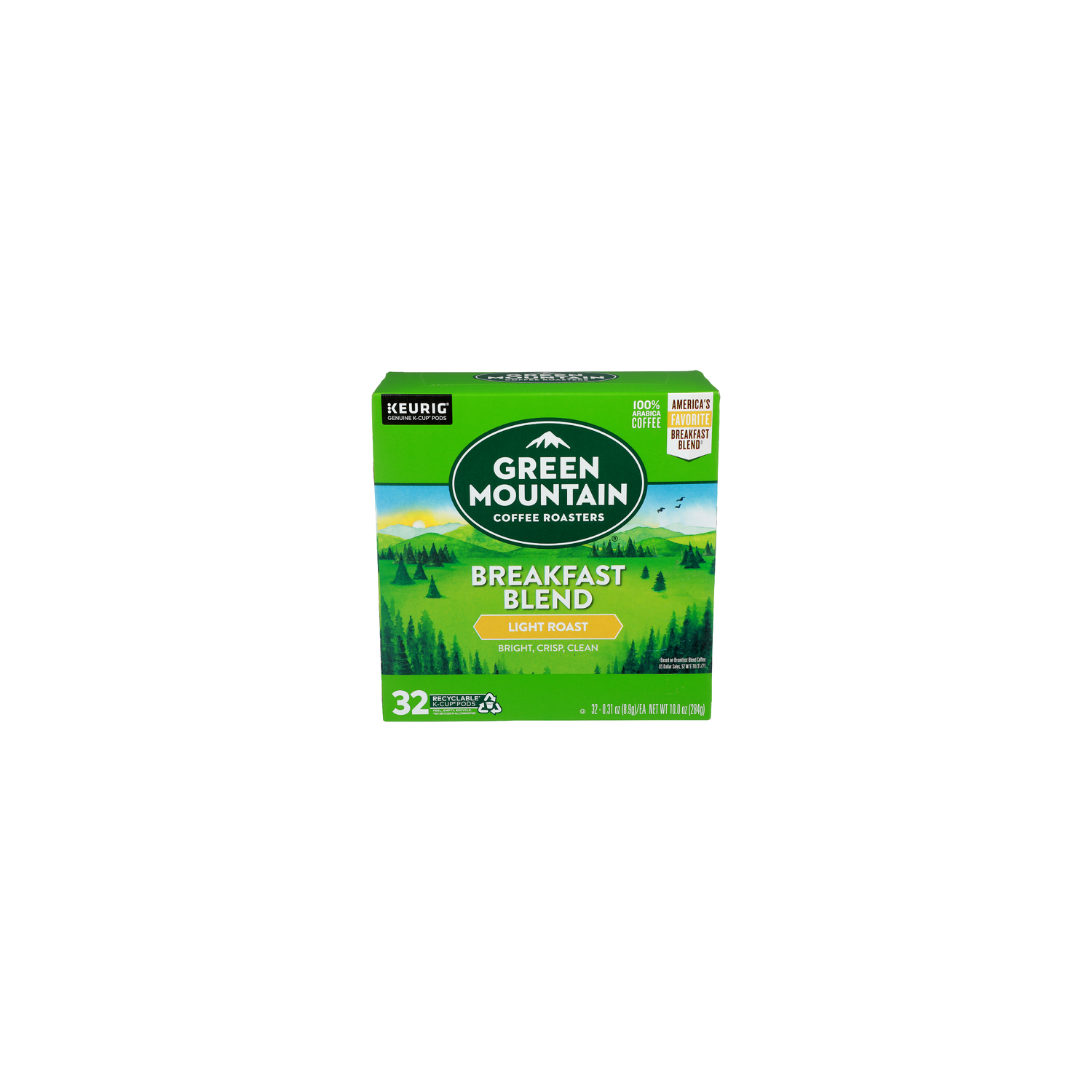 Green Mountain Coffee Roasters Light Roast Breakfast Blend Capsules Pods K-Cup - 0.313 Ounce - 32 Count Image 1 of 3