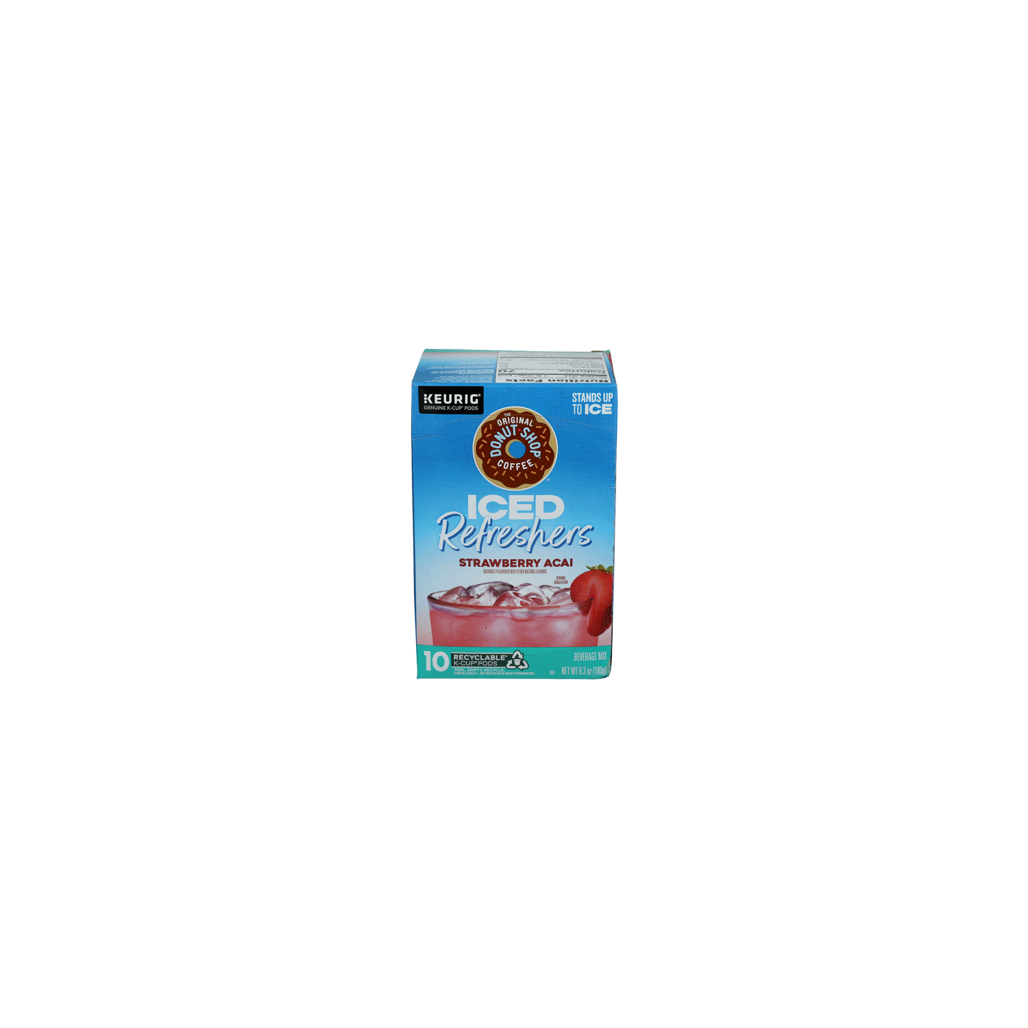 The Original Donut Shop Iced Strawberry Acai Refreshers - 0.63 Ounce - 10 Count Image 1 of 4