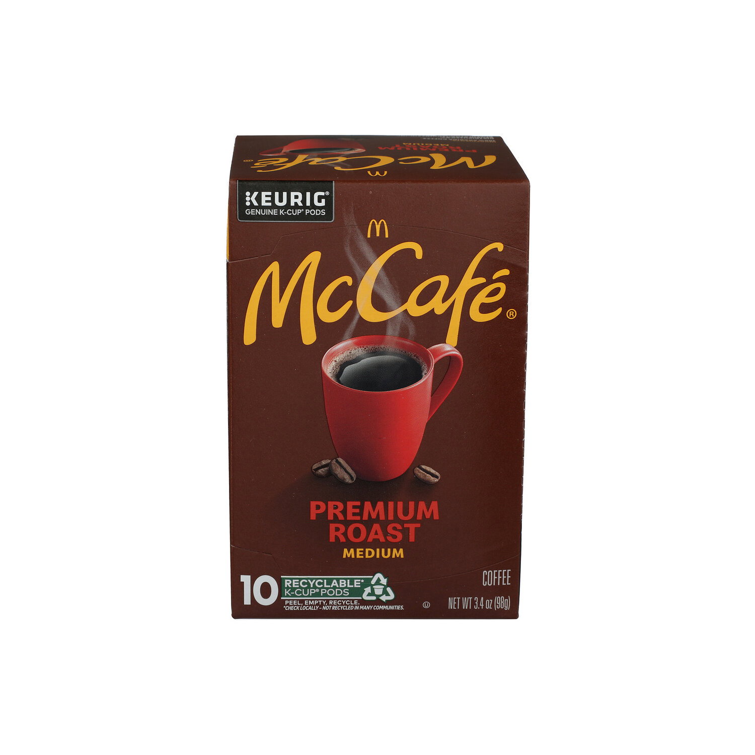 McCafe Coffee, Medium, Premium Roast, K-Cup Pods - 0.34 Ounce - 10 Count Image 1 of 3