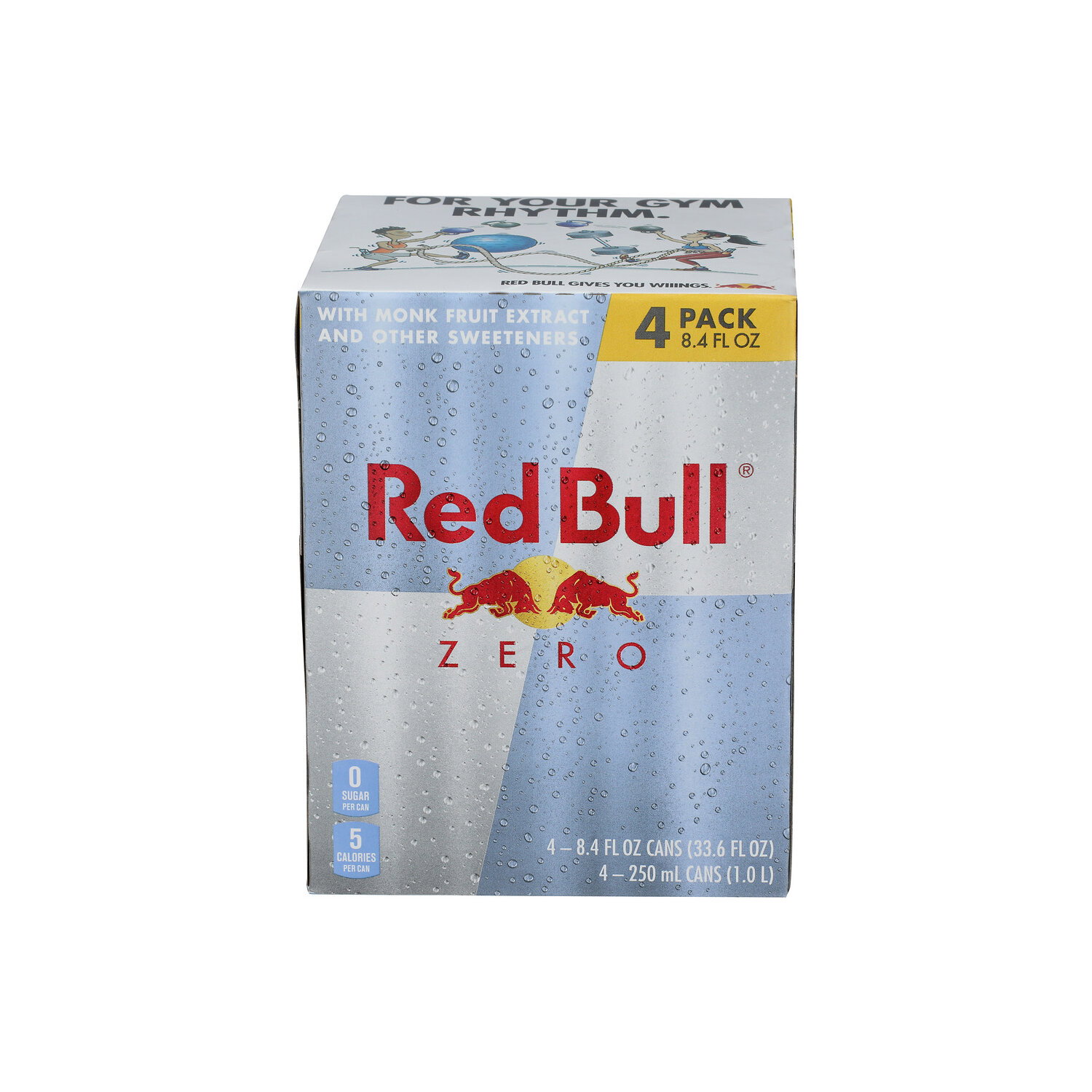 Red Bull Zero 4PK - 8.4 Fluid Ounce - 4 Count - Super 1 Foods