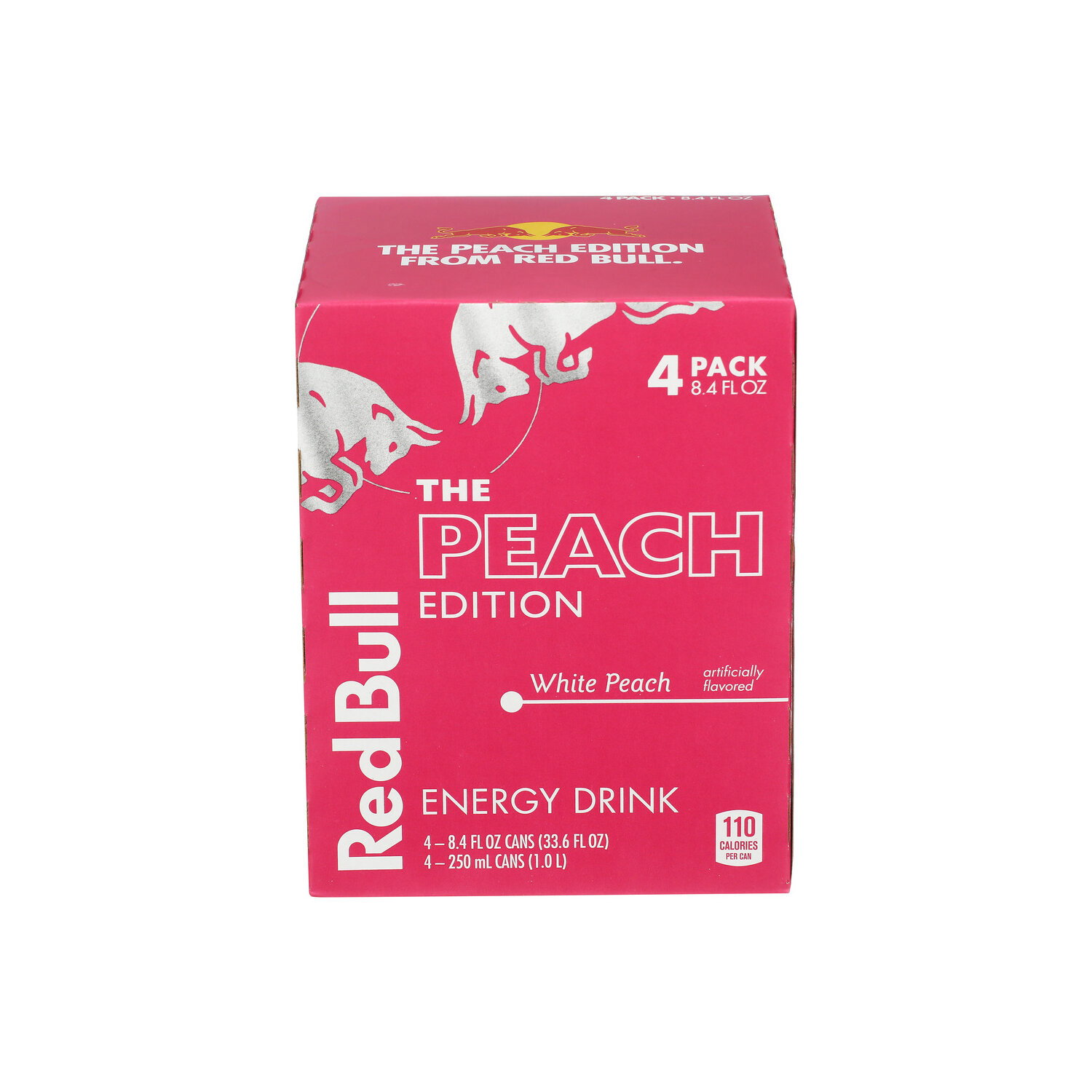 Red Bull White Peach Edition Energy Drink - 250 ml - 4 Count Image 1 of 3